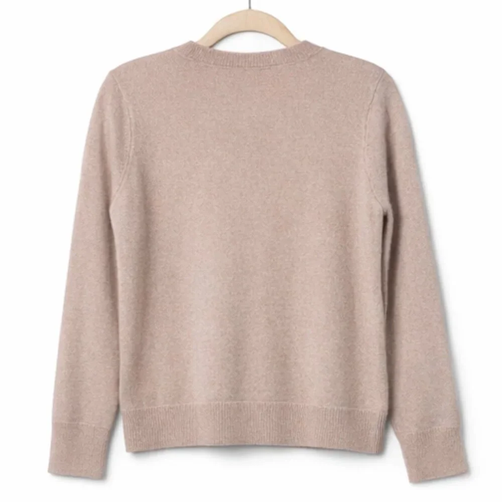 Nordstrom 100% Cashmere Crewneck Sweater – Tan Memoir – XS (NWT) - Picture 2 of 9